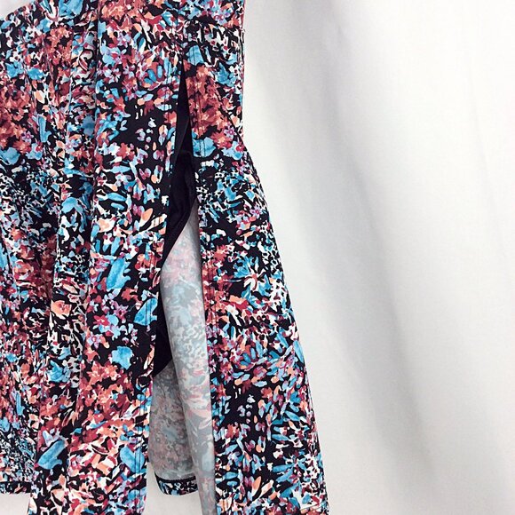 Swimsuits for All Side Slit Skort Skirt Womens Size 26 Floral A-Line Peekaboo - Picture 3 of 7